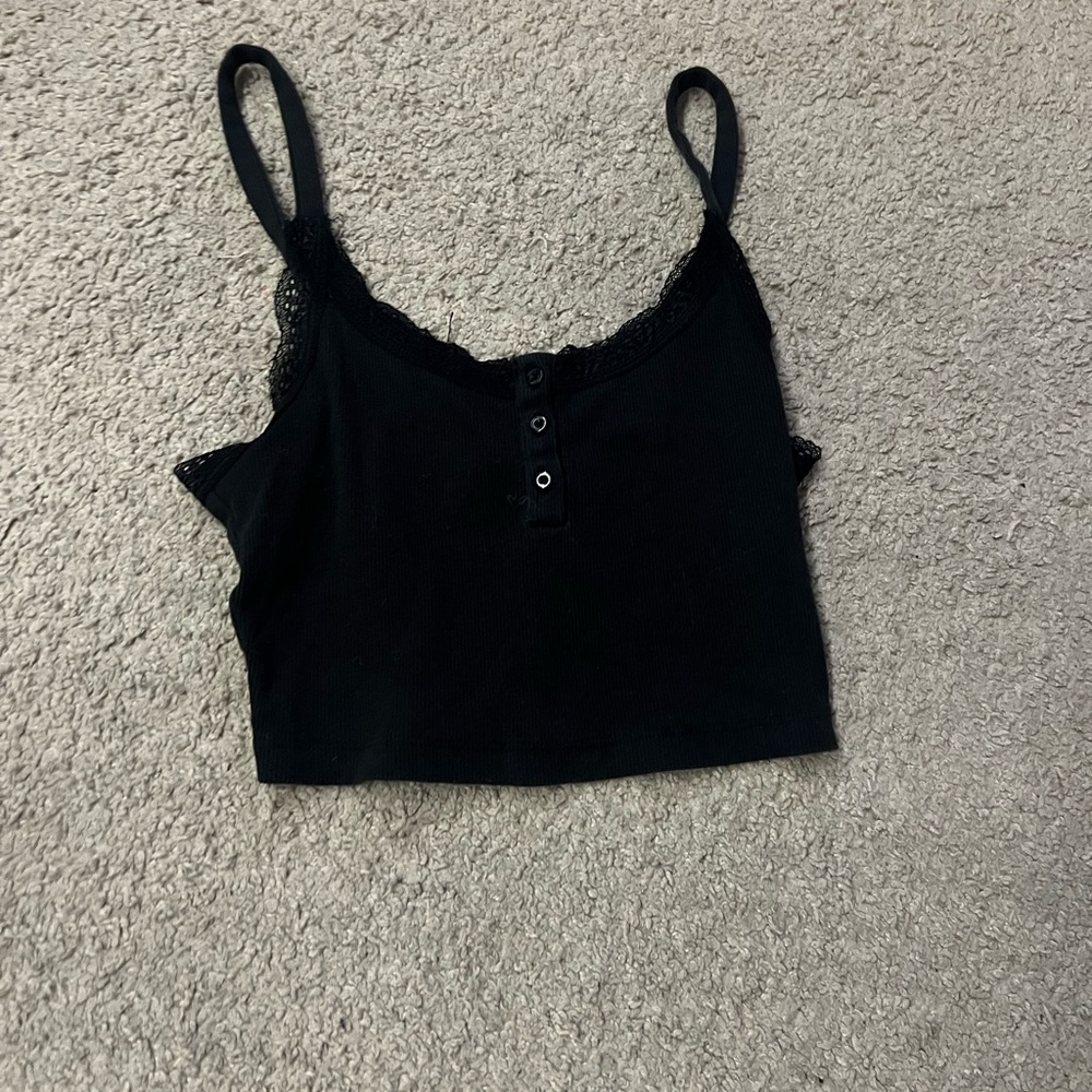 Black tank top